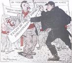 Spotprent De strijdpositie der Franse communistische Part..., Antiek en Kunst, Verzenden