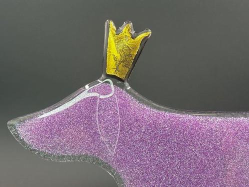 Studio Habrat - Beeldje - Dachshund - samensmelten, Antiek en Kunst, Antiek | Glas en Kristal