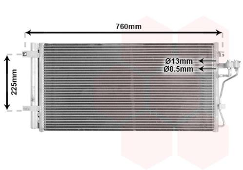 LUCHTCONDENSATOR VOOR HYUNDAI SONATA NF 2005-2008 976063K780, Auto-onderdelen, Airco en Verwarming, Nieuw, Ophalen of Verzenden