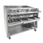 GGM Gastro | Hoge prestatie grill - 25 kW - American Style -, Verzenden, Nieuw in verpakking, Fornuis, Frituur en Grillen
