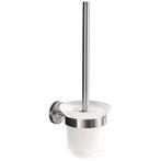 Wiesbaden 304 Toiletborstel met Houder - Mat Glas - RVS, Ophalen of Verzenden, Nieuw