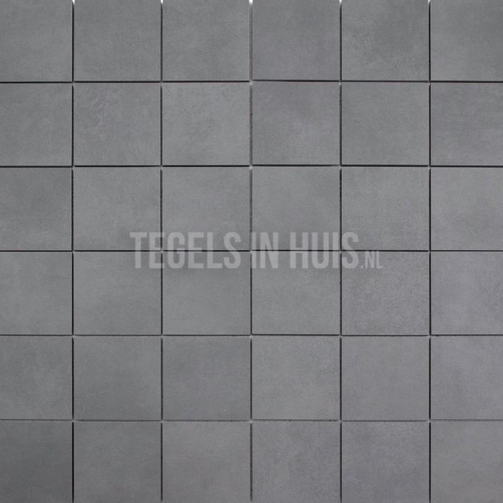 Vloertegel / wandtegel plus donker grijs 10x10 r10, Doe-het-zelf en Verbouw, Tegels, Vloertegels, Nieuw, 10 m² of meer, Keramiek