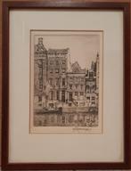 Kloveniersburgwal 33, Antiek en Kunst, Kunst | Etsen en Gravures, Ophalen of Verzenden