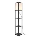 [lux.pro] Staande lamp Stapleford vloerlamp E27 zwart en wit, Huis en Inrichting, Lampen | Vloerlampen, Verzenden, Nieuw