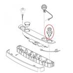 Huls bedieningsknop S3004-S5004 kachel, Ophalen of Verzenden, Nieuw