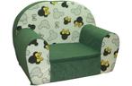 Kinderfauteuil - 60x40x45 cm - muis oren met gele strik -..., Ophalen of Verzenden, Nieuw