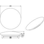 LED Plafondlamp - Badkamerlamp - Trion Paula - 15W -, Ophalen of Verzenden, Nieuw, Kunststof