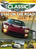 CLASSIC AND SPORTSCAR FORD GT40 PEUGEOT 205, Boeken, Auto's | Folders en Tijdschriften, Verzenden, Gelezen, Algemeen