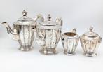 Koffie- en theeservies (4) - .800 zilver, Antiek en Kunst, Antiek | Goud en Zilver