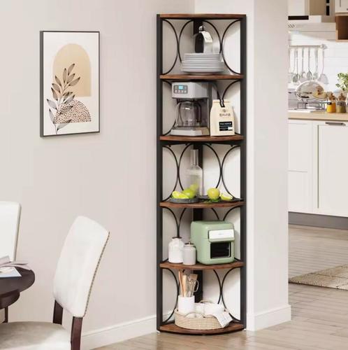 Nieuwe Hoekstellingkast – 6-Lagen Hoekboekenkast 170 cm Hoog, Huis en Inrichting, Kasten | Stellingkasten, Nieuw, Verzenden