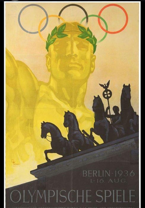 Draagspeld Badge 1936 XI 11th summer Olympics Berlin Germany, Verzamelen, Overige Verzamelen