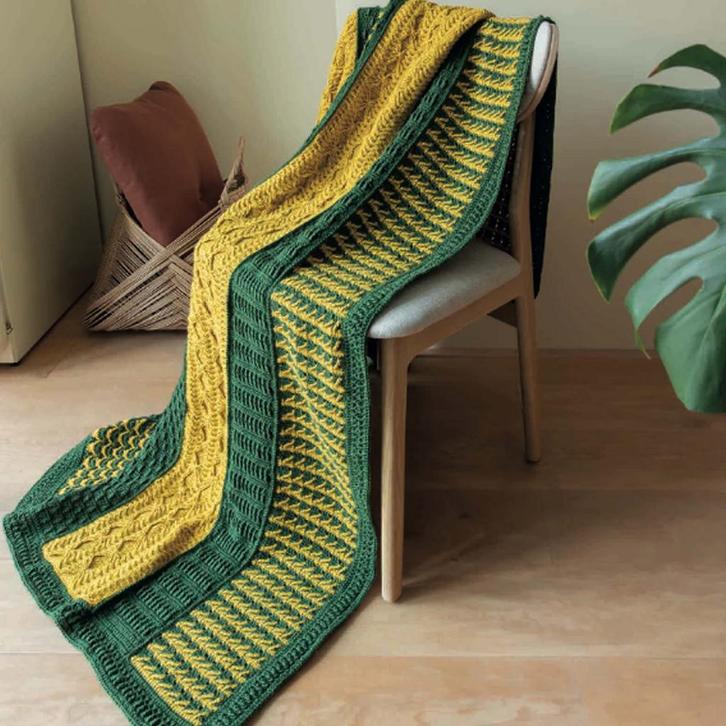 Haakplein CAL 2025 True Colors Deken - Lemon Leaves - Haak, Hobby en Vrije tijd, Breien en Haken, Ophalen of Verzenden