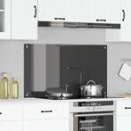 vidaXL Keuken Achterwand Donkergrijs 110 x 60 x 0.6 cm, Huis en Inrichting, Keuken | Keukenbenodigdheden, Verzenden, Nieuw