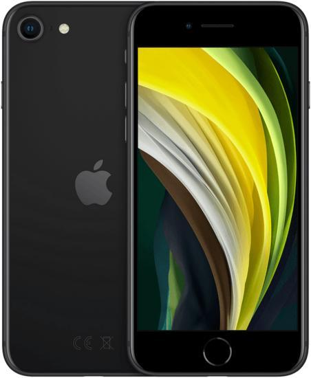 nieuwstaat Apple iPhone SE 2020 128GB zwart + nieuwe accu..., Telecommunicatie, Mobiele telefoons | Apple iPhone, Nieuw, Verzenden