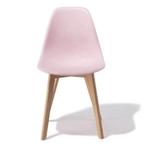 Betaalbare set van 4 duurzame roze eetkamerstoelen - KITO, Huis en Inrichting, Stoelen, Stijlvol en praktisch, Overige kleuren