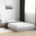 vidaXL Bedframe bewerkt hout grijs sonoma eikenkleurig, Eenpersoons, Verzenden, Nieuw, Grijs