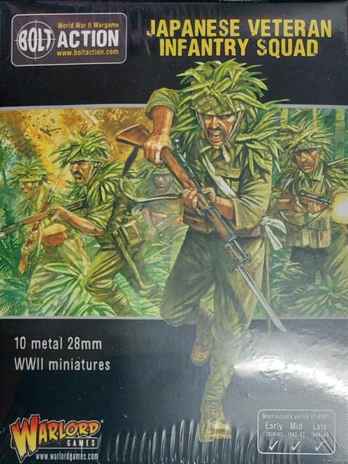 Japanese Veteran Infantry Squad (Bolt action nieuw), Spelcomputers en Games, Games | Nintendo NES, Nieuw, Ophalen of Verzenden