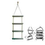 Touwladder opvouwbaar met 3, 4 of 5 treden-4 treden, Watersport en Boten, Ophalen of Verzenden, Nieuw