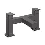 Badrandmengkraan HansGrohe Vernis Shape 2-Gats Mat Zwart, Ophalen of Verzenden, Nieuw, Kraan