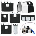 Gordijnen Hoogslaper Wit Zwart | Tweedekansje | OP=OP, Kinderen en Baby's, Kinderkamer | Bedden, 85 tot 100 cm, Nieuw, Ophalen of Verzenden