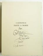 Signé ; Pierre-Yves Trémois / Paul Claudel - LAnnonce, Antiek en Kunst