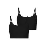 Lascana Bustier van elastisch katoen (2-delig, Set van 2), Verzenden