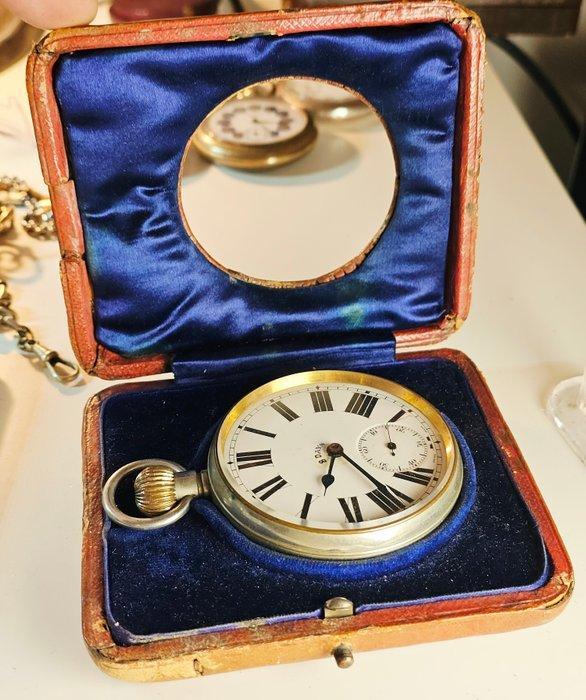 8 days - Goliath swiiss 8days brevet - 55258 - 1850-1900, Sieraden, Tassen en Uiterlijk, Horloges | Heren