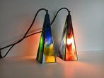 Lamp (2) - Gebrandschilderd Glas in Lood - Hanglampen