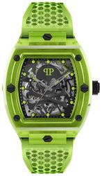 Philipp Plein PWPTA0124 The $keleton Crystal automatisch, Sieraden, Tassen en Uiterlijk, Horloges | Heren, Overige merken, Staal