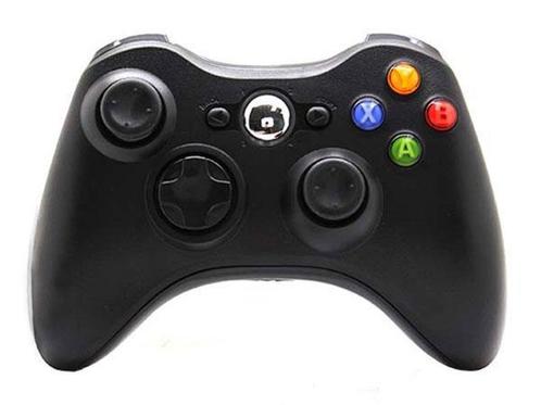 Xbox 360 Controller - Wireless - Zwart - Third-Party Xbox, Spelcomputers en Games, Spelcomputers | Xbox | Accessoires, Zo goed als nieuw