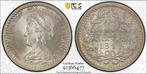 Koningin Wilhelmina 10 cent 1911 PCGS MS66 gecertificeerd, Postzegels en Munten, Munten | Nederland, Verzenden, Zilver, 10 cent