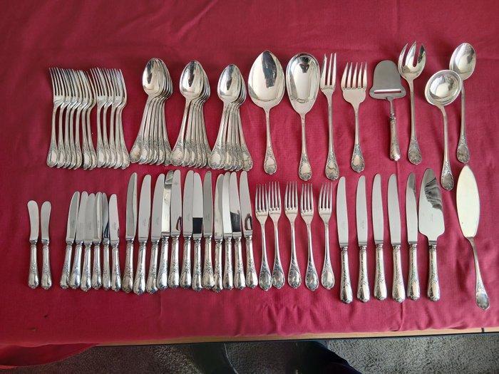 Christofle - Bestekset (228) - Marly - Verzilverd - voor, Antiek en Kunst, Antiek | Meubels | Tafels