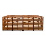 4x Containerombouw | Kliko ombouw | Containerberging | Bruin, Doe-het-zelf en Verbouw, Verzenden