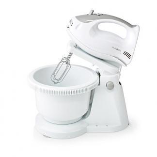 Handmixer | Nedis (200W, 5 snelheden, Turbofunctie, Mengkom), Witgoed en Apparatuur, Keukenmixers, Nieuw, Verzenden