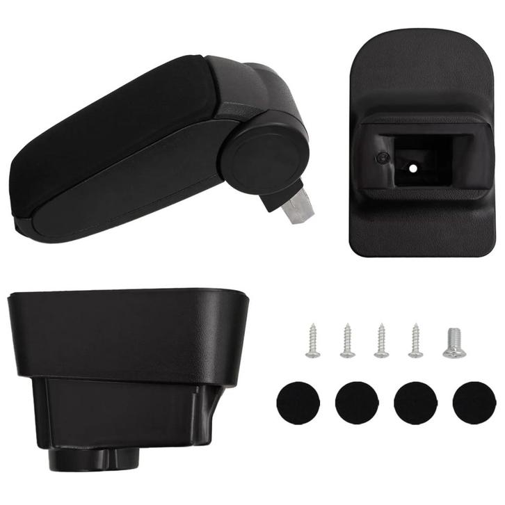 vidaXL Armsteun 11x35x(32-49) cm ABS zwart, Auto-onderdelen, Interieur en Bekleding, Nieuw, Verzenden