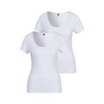 HUGO underwear T-shirt TWIN met verticale logoprint, Kleding | Dames, Verzenden, Nieuw