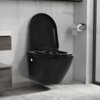 Randloos Hangtoilet - Zwart Keramiek | OP = OP! 45% Korting, Ophalen of Verzenden, Nieuw, Toilet