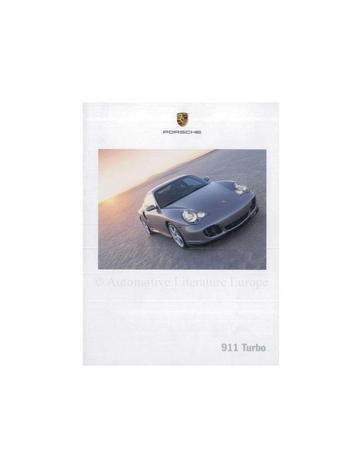 2000 PORSCHE 911 TURBO BROCHURE ENGELS (US), Boeken, Auto's | Folders en Tijdschriften, Porsche