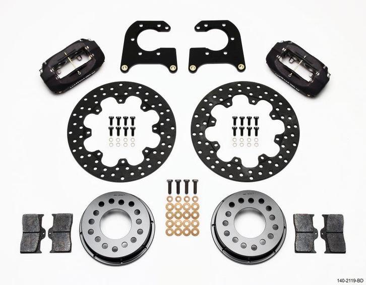 Wilwood Forged Dynalite Rear Drag Kit Drilled Rotor New Big, Auto-onderdelen, Remmen en Aandrijving, Ophalen of Verzenden