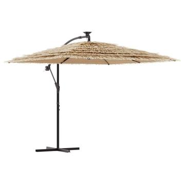 Parasol 246cm - Bruin en Goedkoop! OP=OP beschikbaar voor biedingen