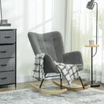 TRUUSK Schommelstoel, Schommelstoel Met Fluweel Look, Armleu, Huis en Inrichting, Fauteuils, Verzenden, Nieuw