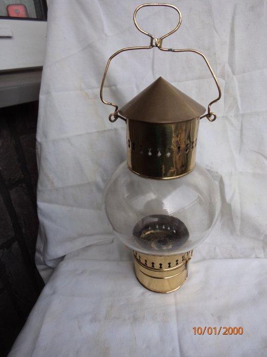 Scheepslamp - Messing, Antiek en Kunst, Curiosa en Brocante