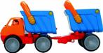 Truck met aanhanger in doos (Standaard, Gowi, Speelgoed), Kinderen en Baby's, Speelgoed | Buiten | Los speelgoed, Ophalen of Verzenden