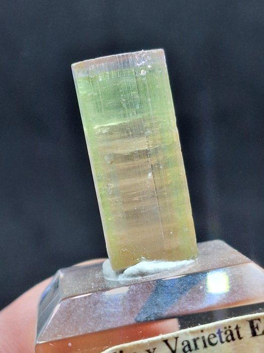 Zeldzame Italiaanse Elbaïte toermalijn Kristal - Hoogte: 25, Verzamelen, Mineralen en Fossielen