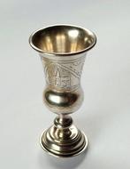 Bekerglas - Zilver - Zilveren Zolotniki 84, Antiek en Kunst, Antiek | Goud en Zilver