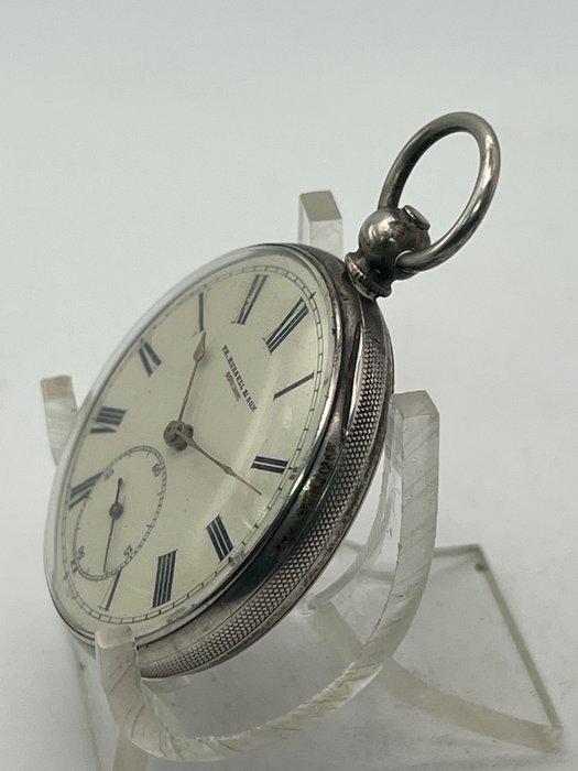 Thomas Russell & Sons . Cilindro . Uk . Argento . Chiavetta, Sieraden, Tassen en Uiterlijk, Horloges | Heren