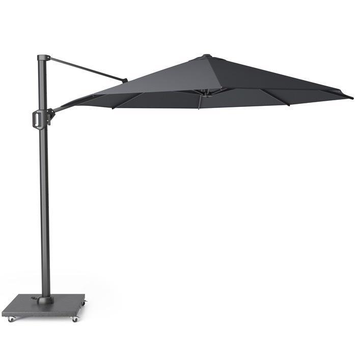 Challenger T1 parasol 350cm rond antraciet, Tuin en Terras, Parasols, Nieuw, Ophalen of Verzenden