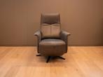 Relaxfauteuil Milaan in antraciet grijs nu in prijs verlaagd, Verzenden, Minder dan 75 cm, Nieuw, Leer