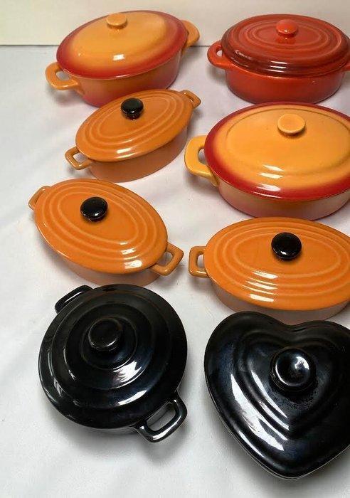 Style Le Creuset - Braadpan (12) - Geëmailleerde keramiek, Antiek en Kunst, Antiek | Keukenbenodigdheden