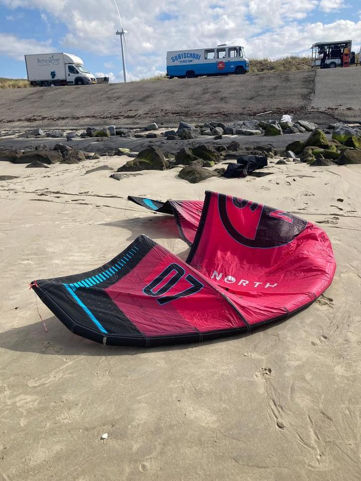 2025 North Reach Kite 7m, Watersport en Boten, Kitesurfen, Kite, Gebruikt, 7 m², Ophalen of Verzenden